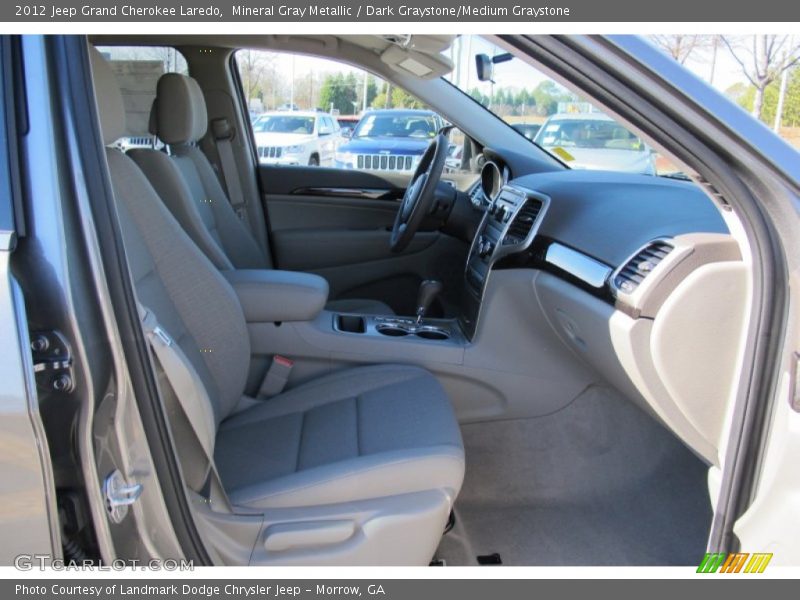 Mineral Gray Metallic / Dark Graystone/Medium Graystone 2012 Jeep Grand Cherokee Laredo