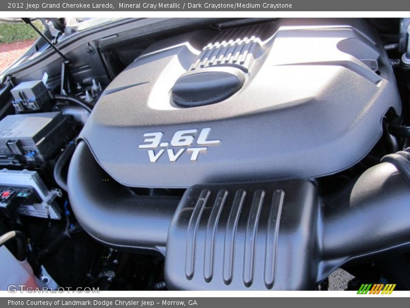 Mineral Gray Metallic / Dark Graystone/Medium Graystone 2012 Jeep Grand Cherokee Laredo