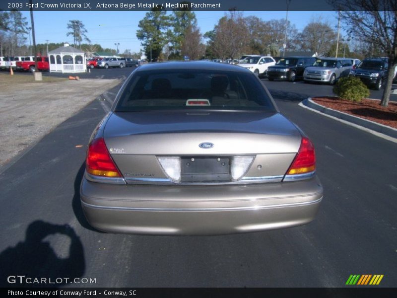 Arizona Beige Metallic / Medium Parchment 2003 Ford Crown Victoria LX