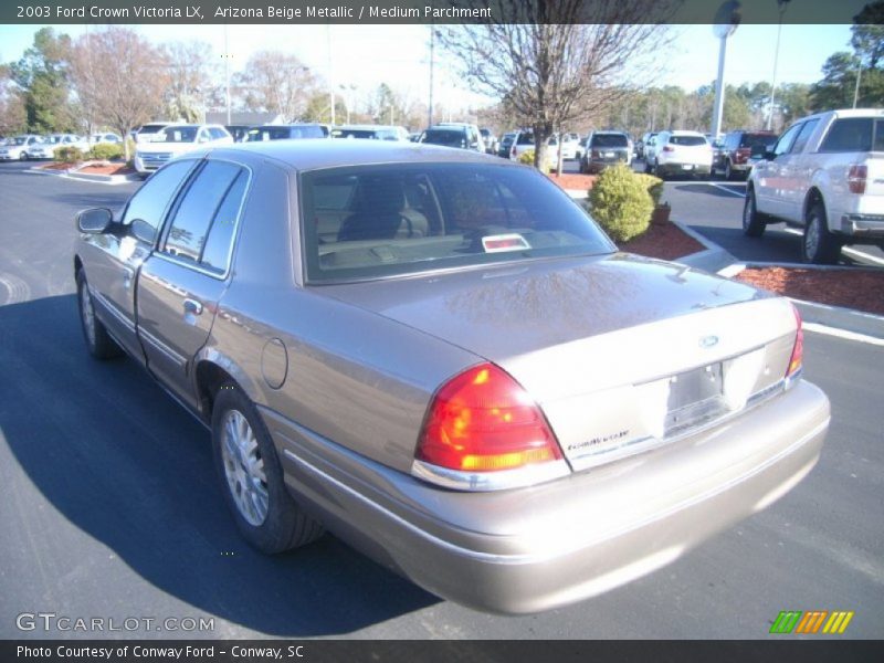 Arizona Beige Metallic / Medium Parchment 2003 Ford Crown Victoria LX