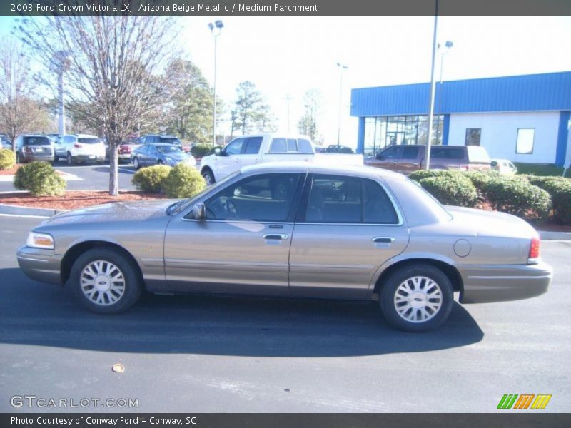 Arizona Beige Metallic / Medium Parchment 2003 Ford Crown Victoria LX
