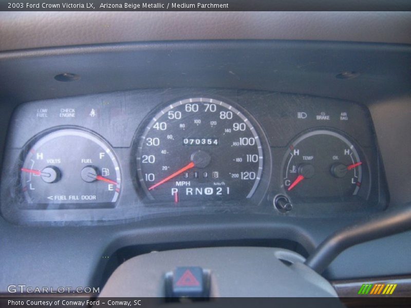 Arizona Beige Metallic / Medium Parchment 2003 Ford Crown Victoria LX