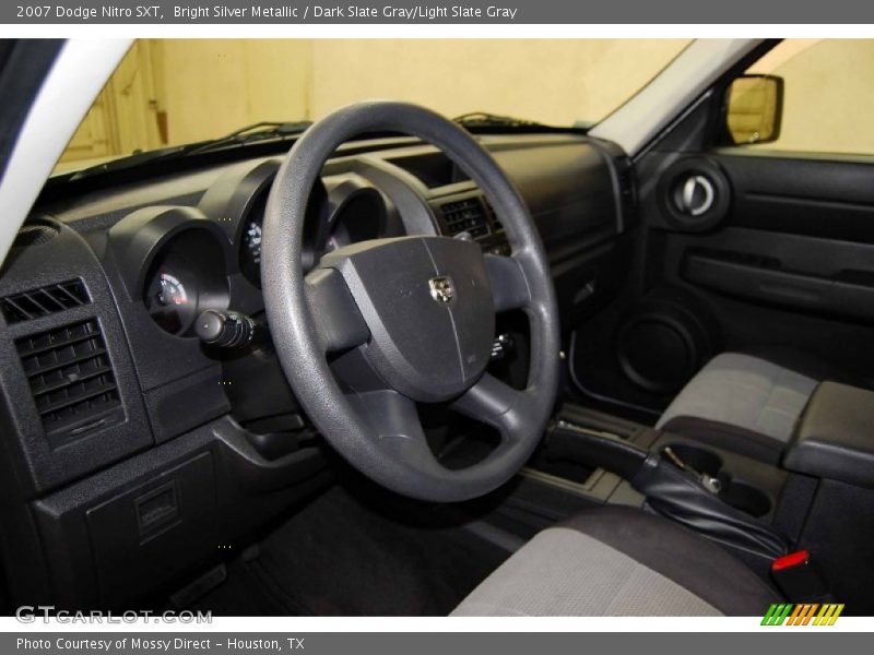 Bright Silver Metallic / Dark Slate Gray/Light Slate Gray 2007 Dodge Nitro SXT