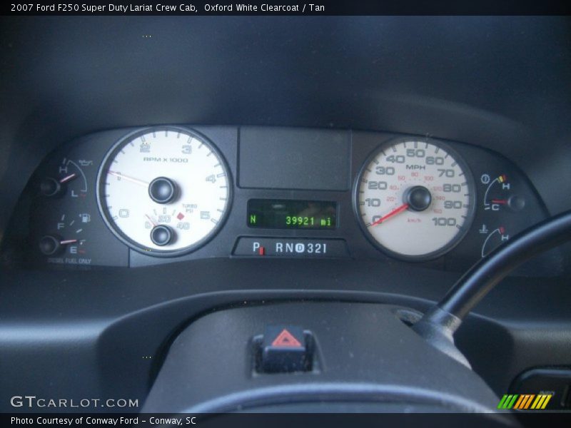  2007 F250 Super Duty Lariat Crew Cab Lariat Crew Cab Gauges