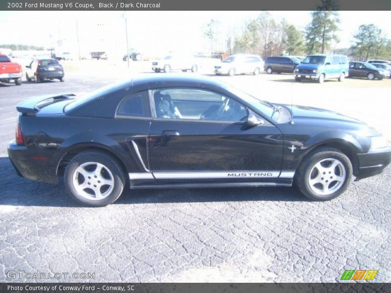 Black / Dark Charcoal 2002 Ford Mustang V6 Coupe