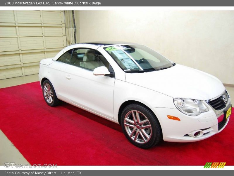 Candy White / Cornsilk Beige 2008 Volkswagen Eos Lux