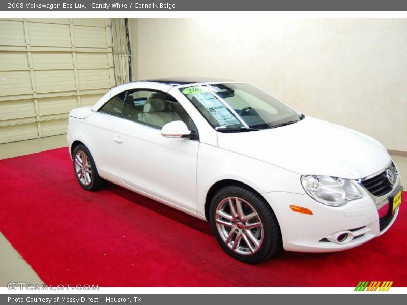 Candy White / Cornsilk Beige 2008 Volkswagen Eos Lux