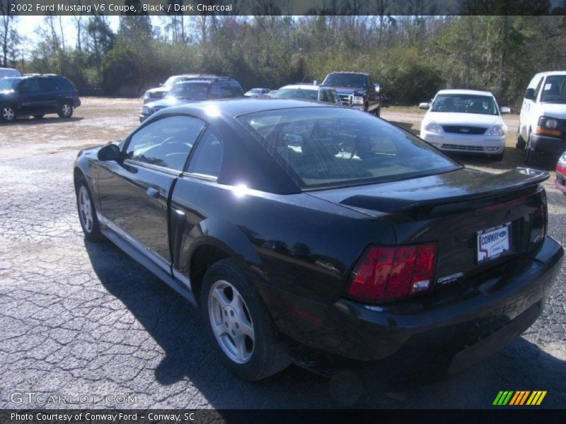 Black / Dark Charcoal 2002 Ford Mustang V6 Coupe