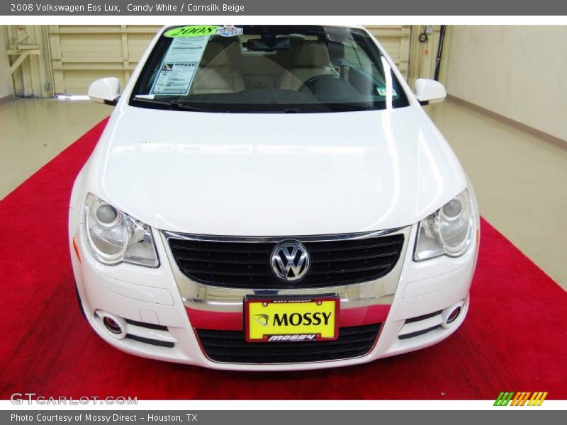 Candy White / Cornsilk Beige 2008 Volkswagen Eos Lux