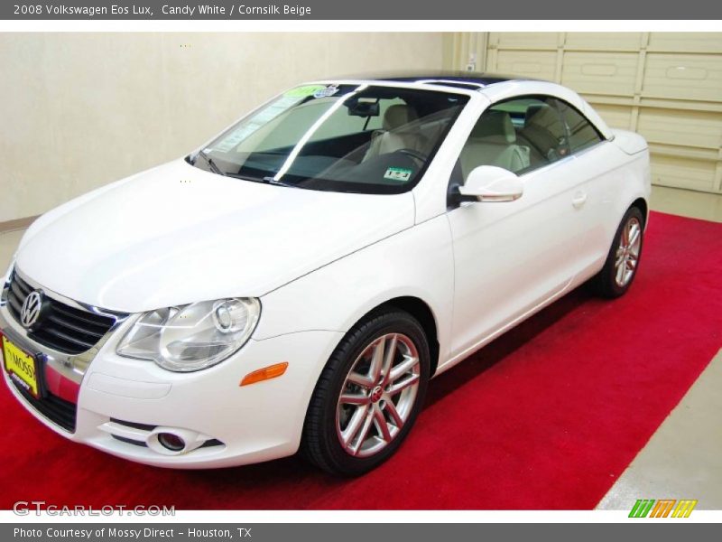 Candy White / Cornsilk Beige 2008 Volkswagen Eos Lux
