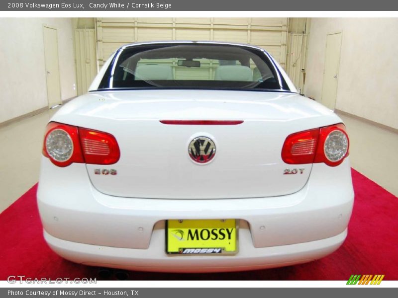Candy White / Cornsilk Beige 2008 Volkswagen Eos Lux