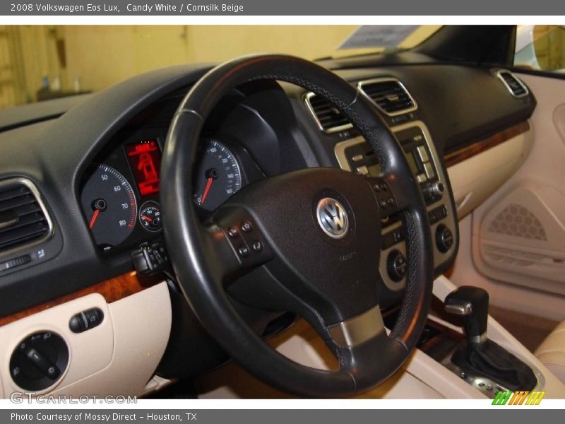 Candy White / Cornsilk Beige 2008 Volkswagen Eos Lux