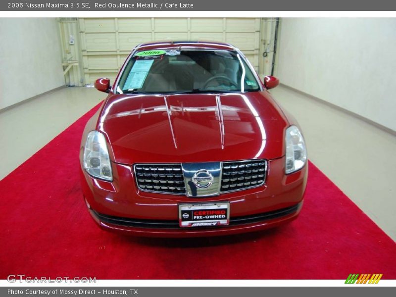 Red Opulence Metallic / Cafe Latte 2006 Nissan Maxima 3.5 SE