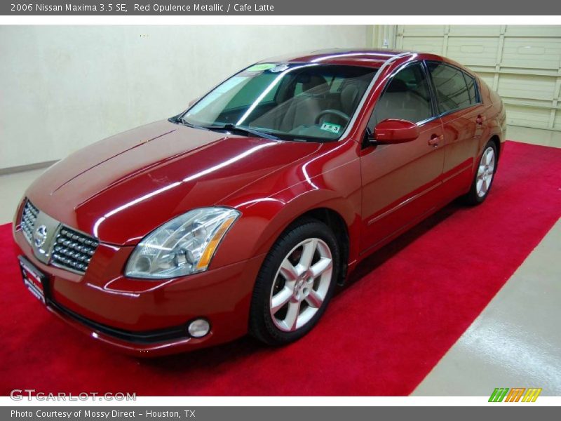 Red Opulence Metallic / Cafe Latte 2006 Nissan Maxima 3.5 SE