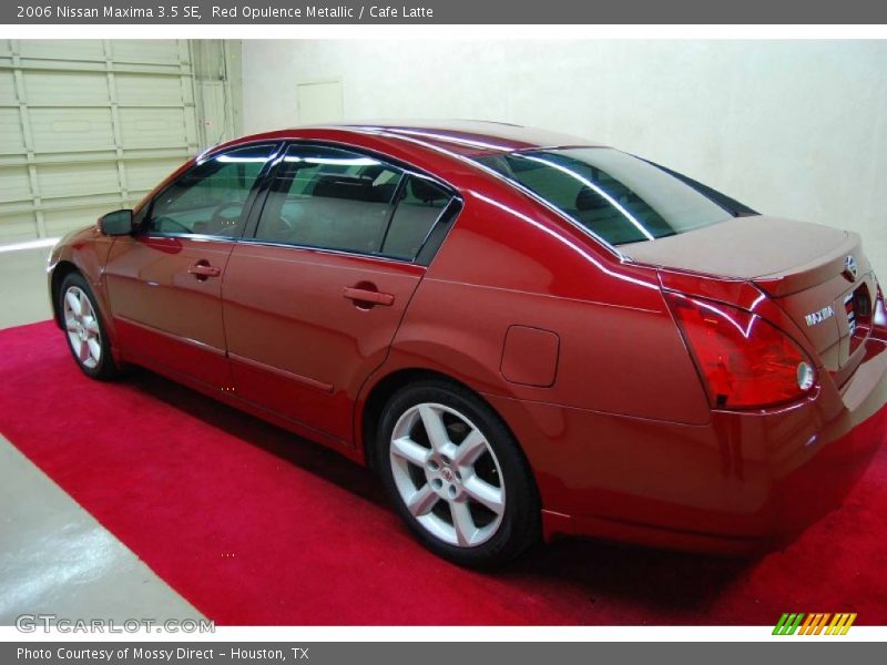 Red Opulence Metallic / Cafe Latte 2006 Nissan Maxima 3.5 SE