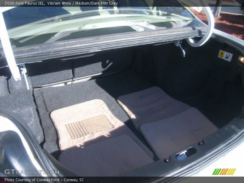 Vibrant White / Medium/Dark Flint Grey 2006 Ford Taurus SEL
