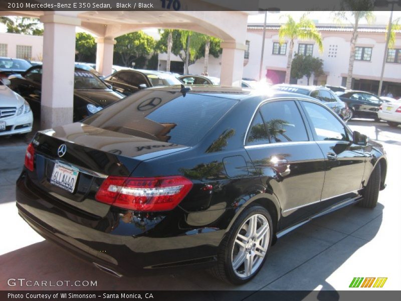 Black / Black 2010 Mercedes-Benz E 350 Sedan