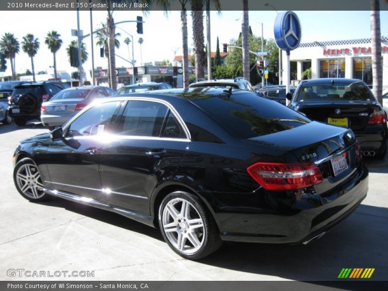 Black / Black 2010 Mercedes-Benz E 350 Sedan