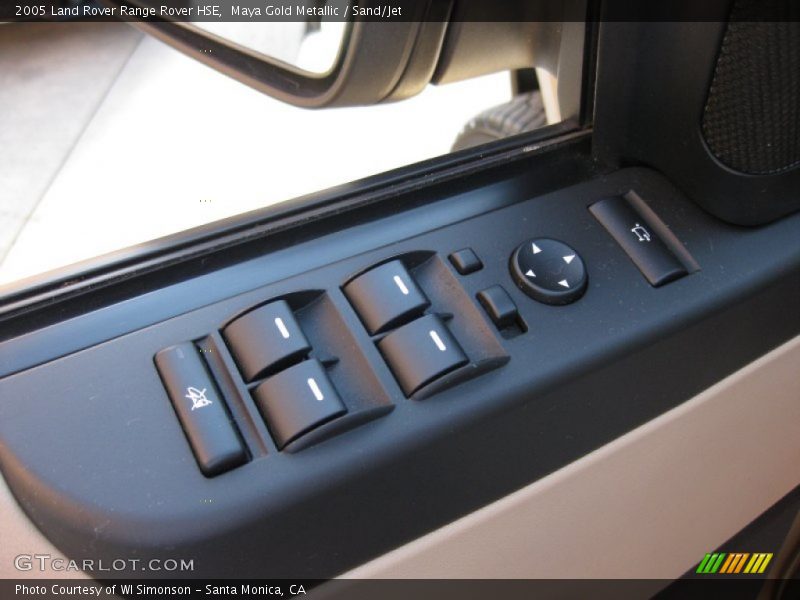 Maya Gold Metallic / Sand/Jet 2005 Land Rover Range Rover HSE