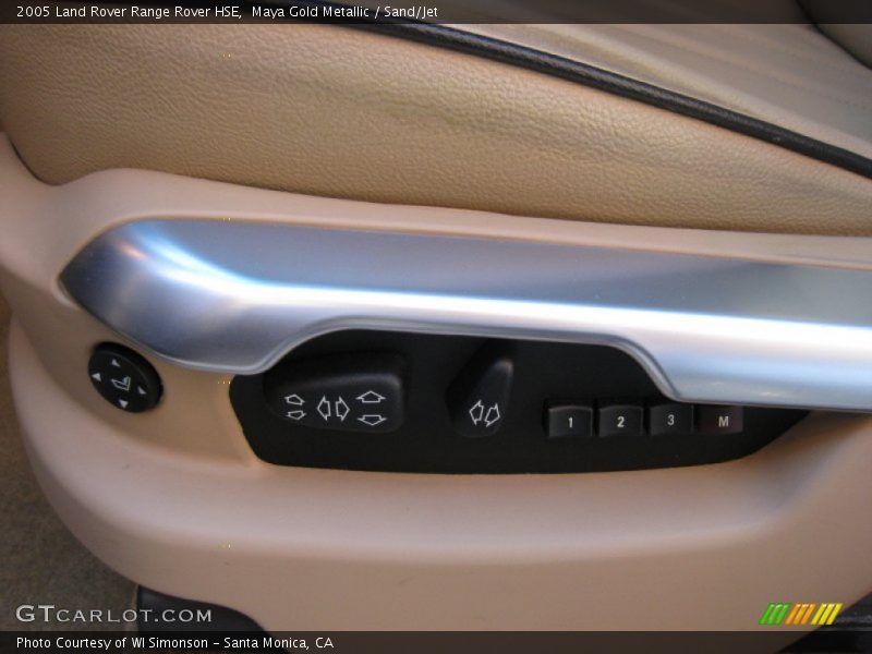 Maya Gold Metallic / Sand/Jet 2005 Land Rover Range Rover HSE