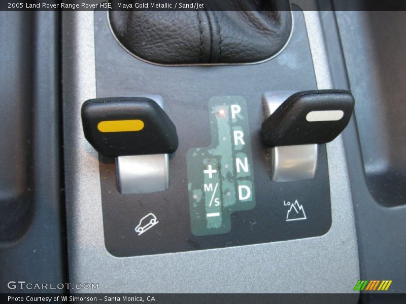 Maya Gold Metallic / Sand/Jet 2005 Land Rover Range Rover HSE
