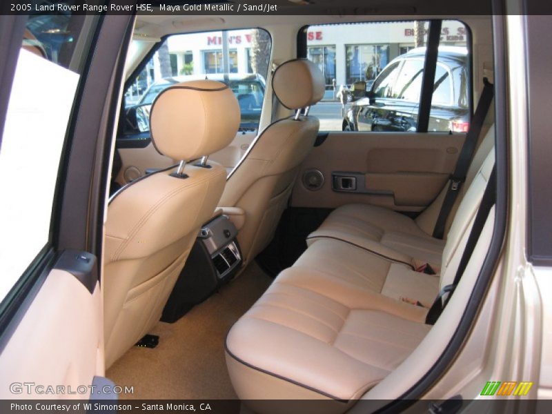 Maya Gold Metallic / Sand/Jet 2005 Land Rover Range Rover HSE