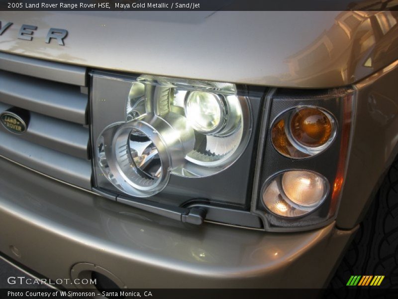 Maya Gold Metallic / Sand/Jet 2005 Land Rover Range Rover HSE