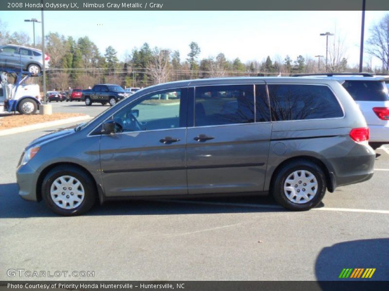 Nimbus Gray Metallic / Gray 2008 Honda Odyssey LX