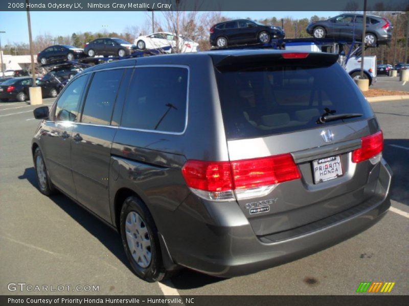 Nimbus Gray Metallic / Gray 2008 Honda Odyssey LX