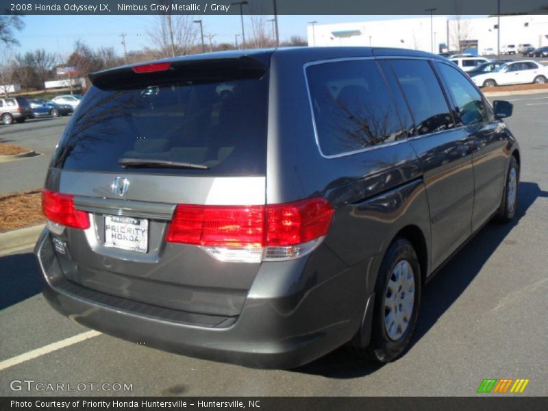 Nimbus Gray Metallic / Gray 2008 Honda Odyssey LX