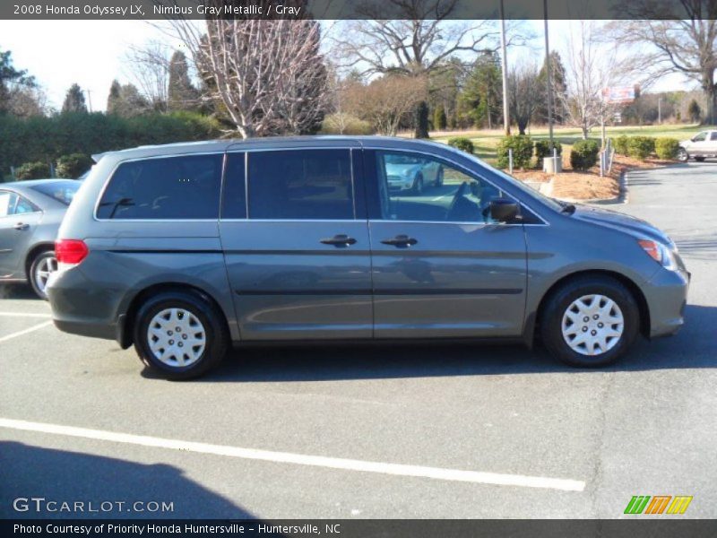 Nimbus Gray Metallic / Gray 2008 Honda Odyssey LX