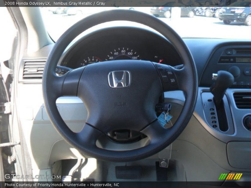 Nimbus Gray Metallic / Gray 2008 Honda Odyssey LX