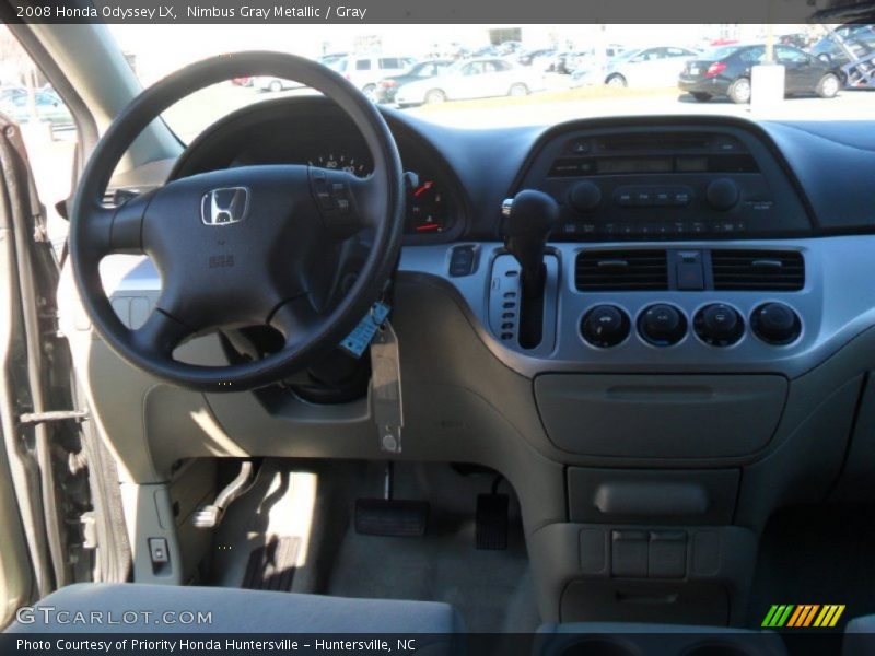 Nimbus Gray Metallic / Gray 2008 Honda Odyssey LX