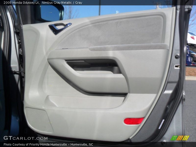 Nimbus Gray Metallic / Gray 2008 Honda Odyssey LX