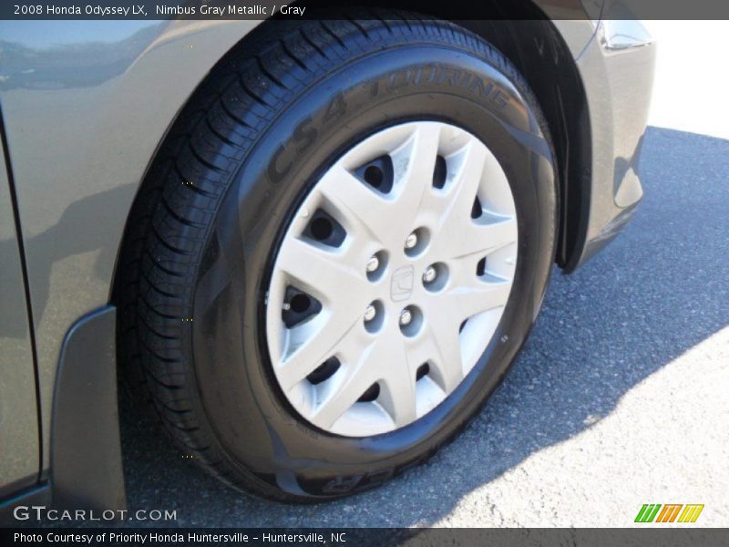 Nimbus Gray Metallic / Gray 2008 Honda Odyssey LX
