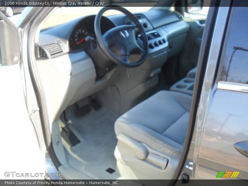 Nimbus Gray Metallic / Gray 2008 Honda Odyssey LX