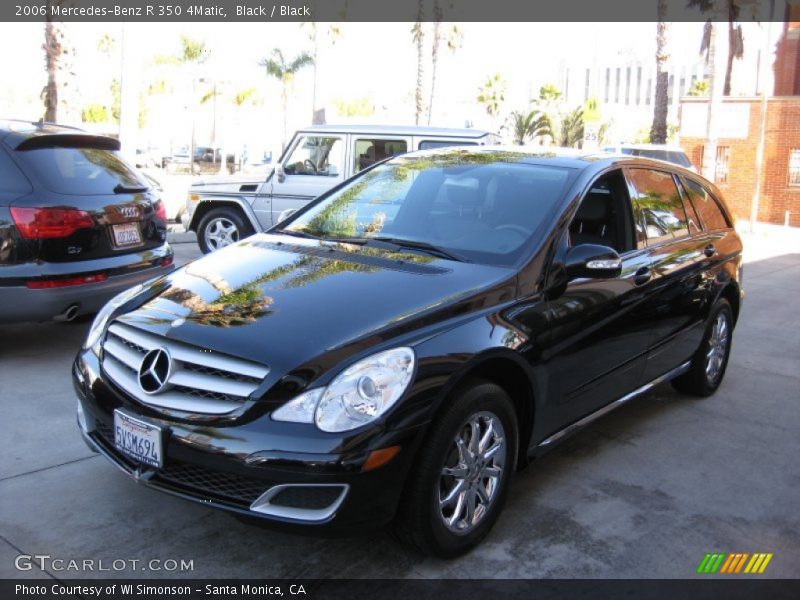 Black / Black 2006 Mercedes-Benz R 350 4Matic