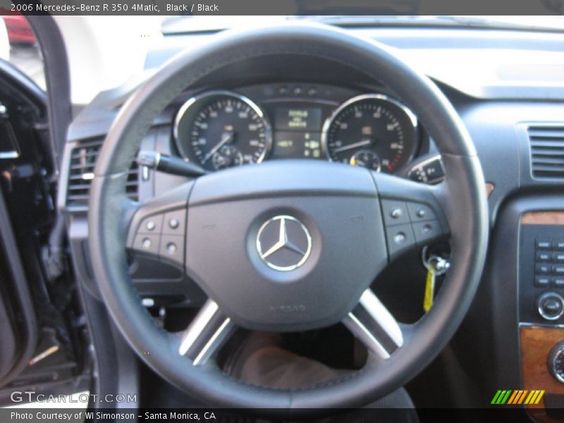 Black / Black 2006 Mercedes-Benz R 350 4Matic