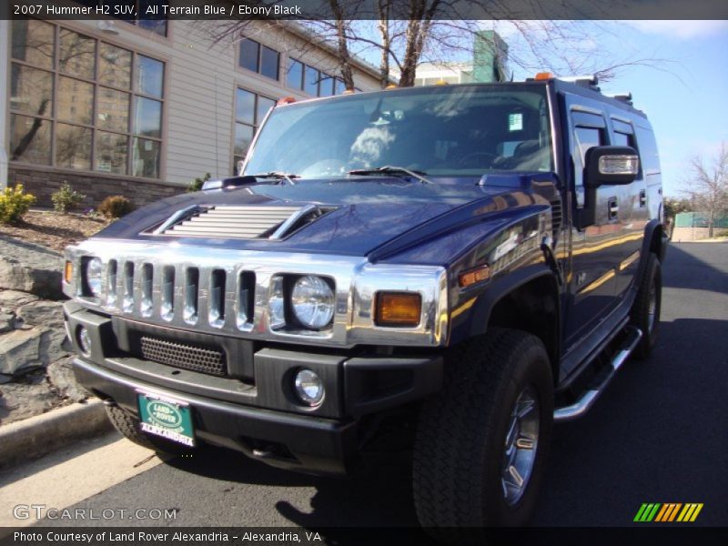 All Terrain Blue / Ebony Black 2007 Hummer H2 SUV