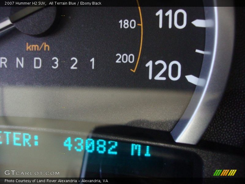 All Terrain Blue / Ebony Black 2007 Hummer H2 SUV