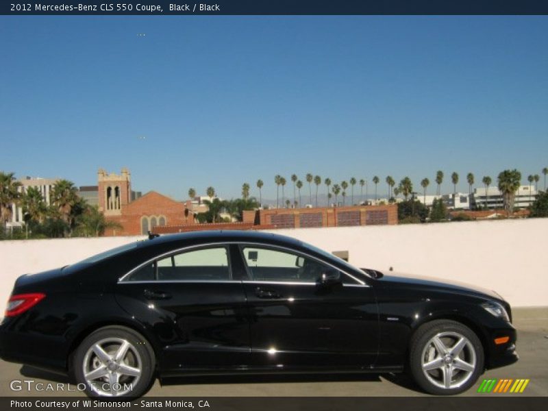 Black / Black 2012 Mercedes-Benz CLS 550 Coupe