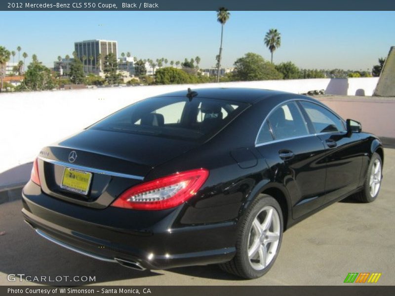 Black / Black 2012 Mercedes-Benz CLS 550 Coupe