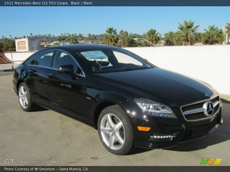 Black / Black 2012 Mercedes-Benz CLS 550 Coupe