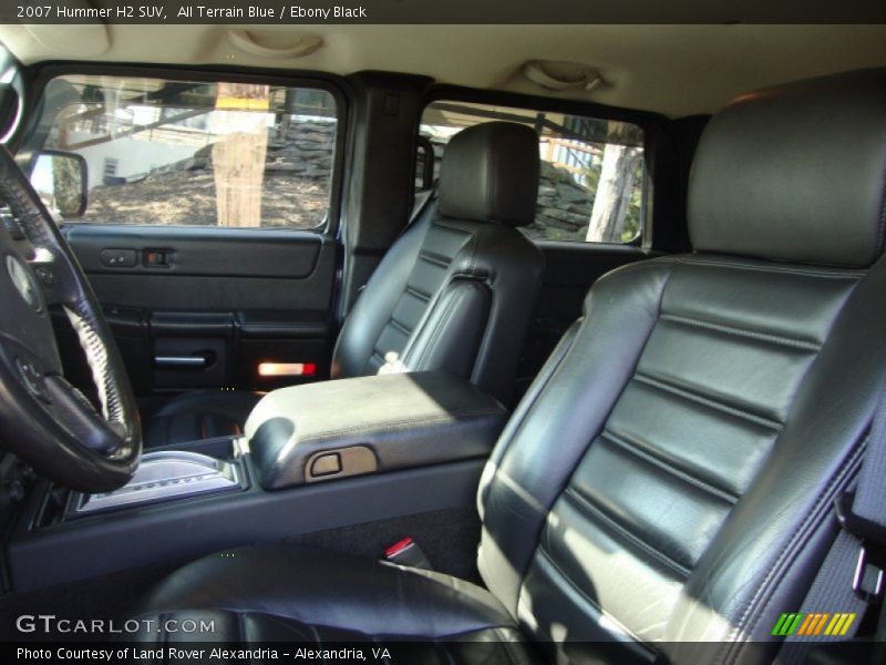  2007 H2 SUV Ebony Black Interior