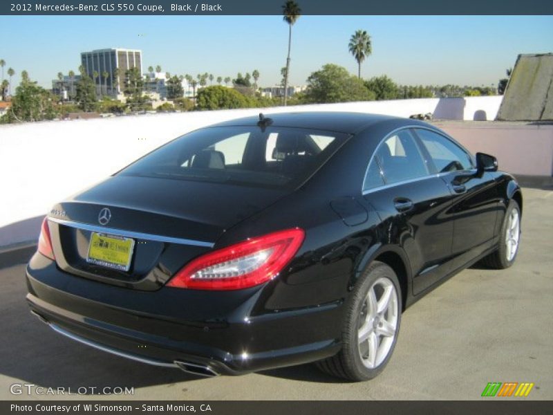 Black / Black 2012 Mercedes-Benz CLS 550 Coupe