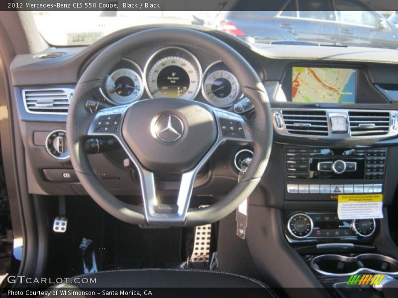 Black / Black 2012 Mercedes-Benz CLS 550 Coupe