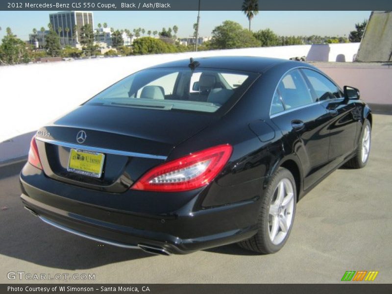 Black / Ash/Black 2012 Mercedes-Benz CLS 550 Coupe