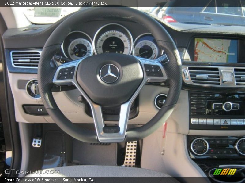 Black / Ash/Black 2012 Mercedes-Benz CLS 550 Coupe