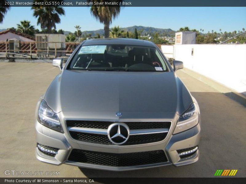 Palladium Silver Metallic / Black 2012 Mercedes-Benz CLS 550 Coupe