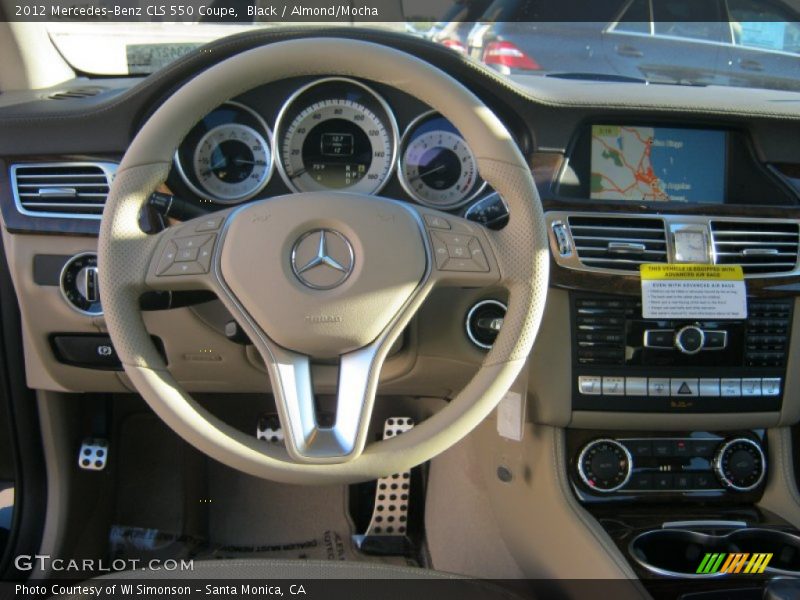 Black / Almond/Mocha 2012 Mercedes-Benz CLS 550 Coupe